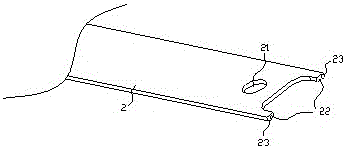 Connecting structure and wiper using connecting structure