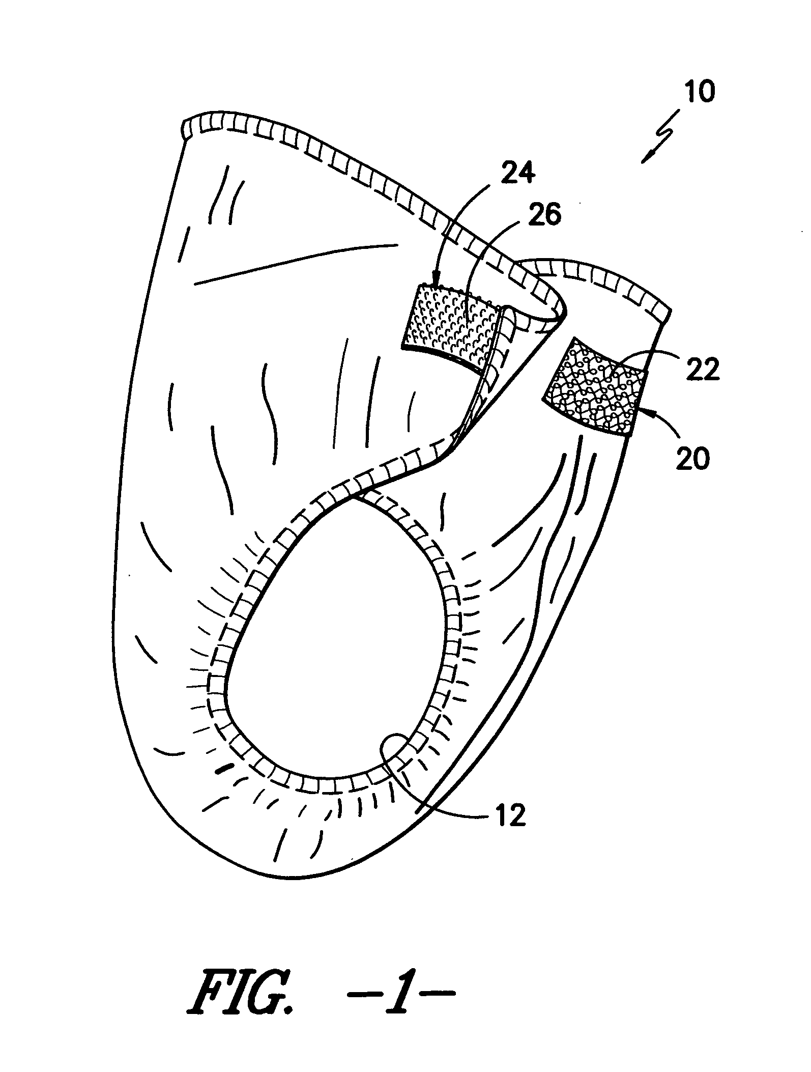 Two bar stitch bonded loop fastener for diaper and related method