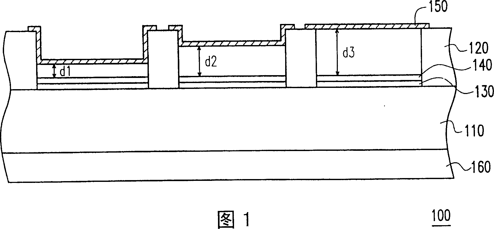 Light interference type color display panel