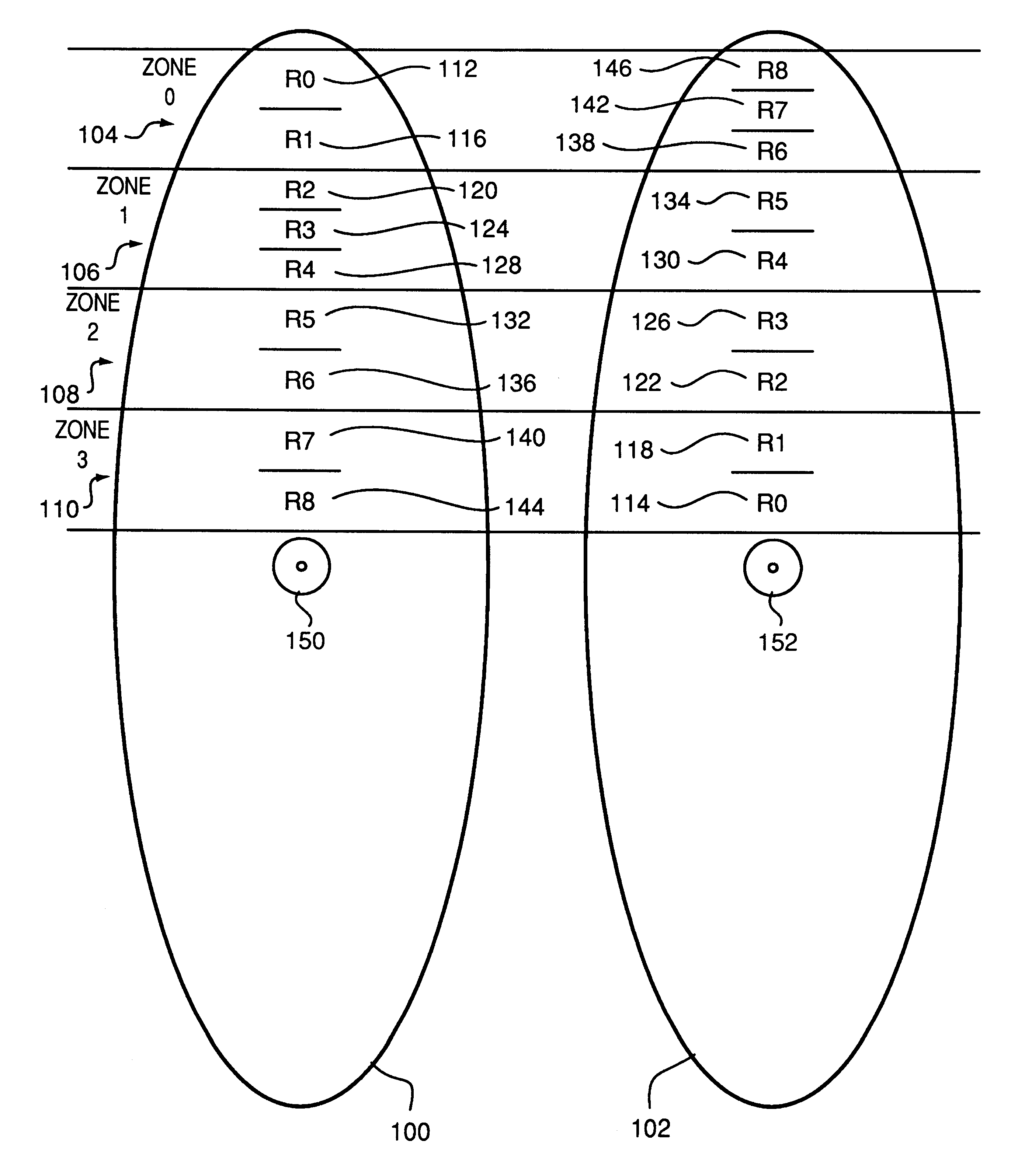 Disk striping method and storage subsystem using same