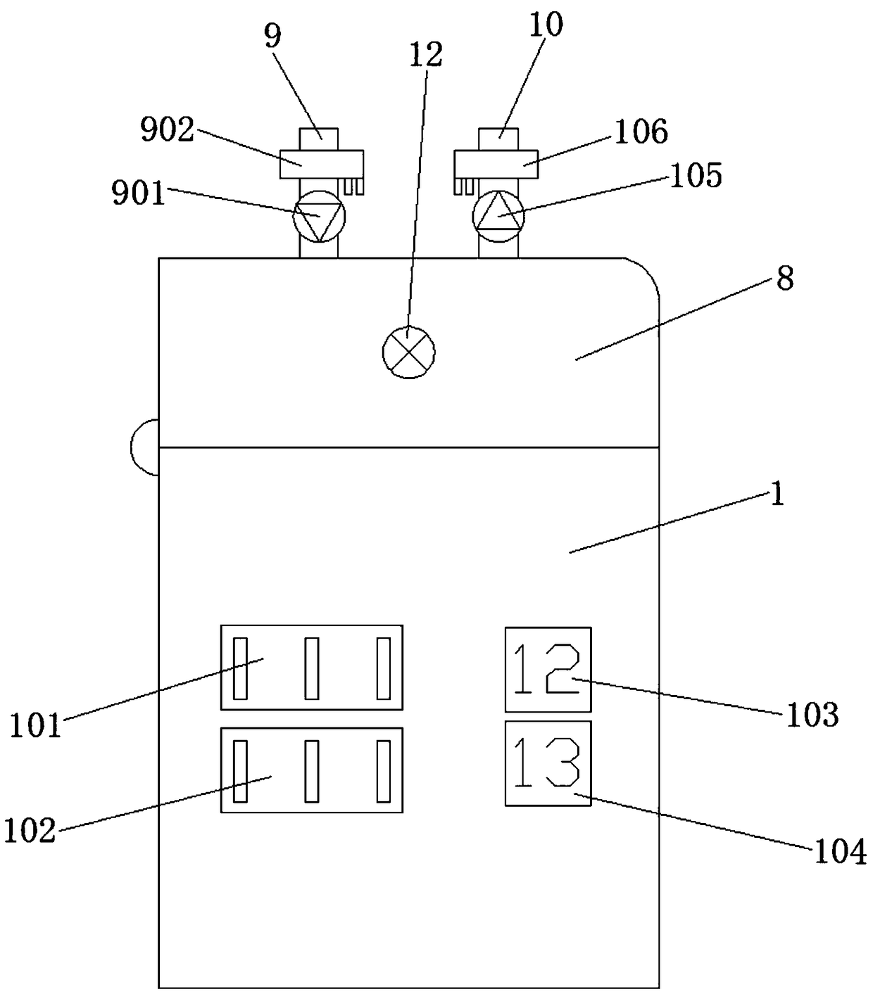 Calcination device for chemical production