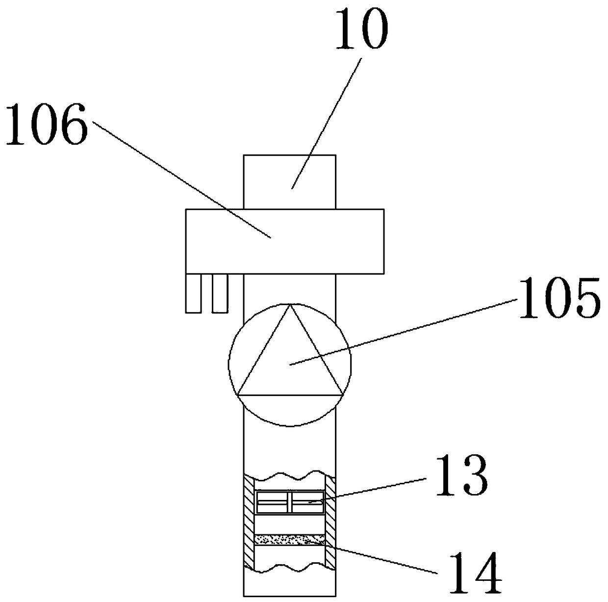 Calcination device for chemical production