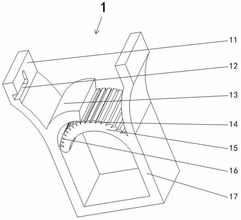 Power line hardware fitting with novel structure