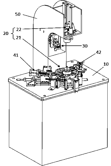 Covering machine for washing machine inner barrel production