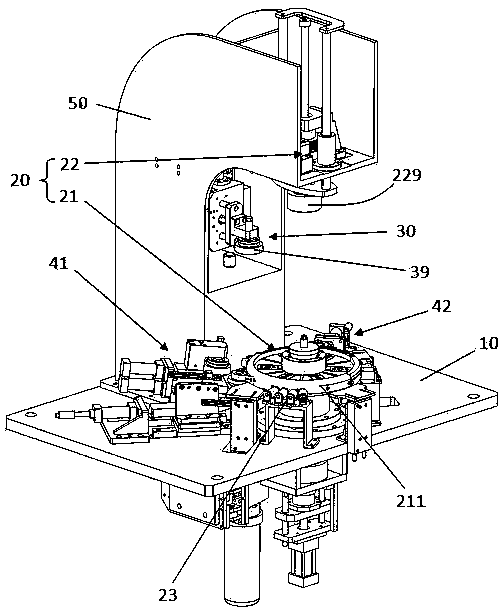 Covering machine for washing machine inner barrel production