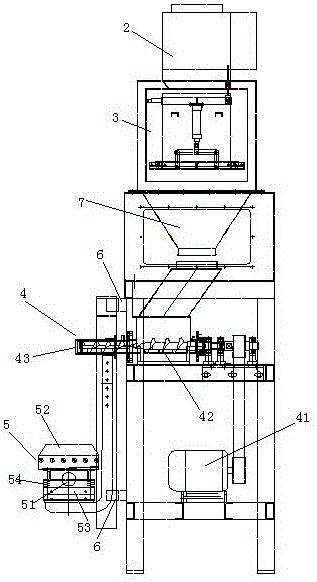 Dual measuring hopper type automatic valve port packaging machine