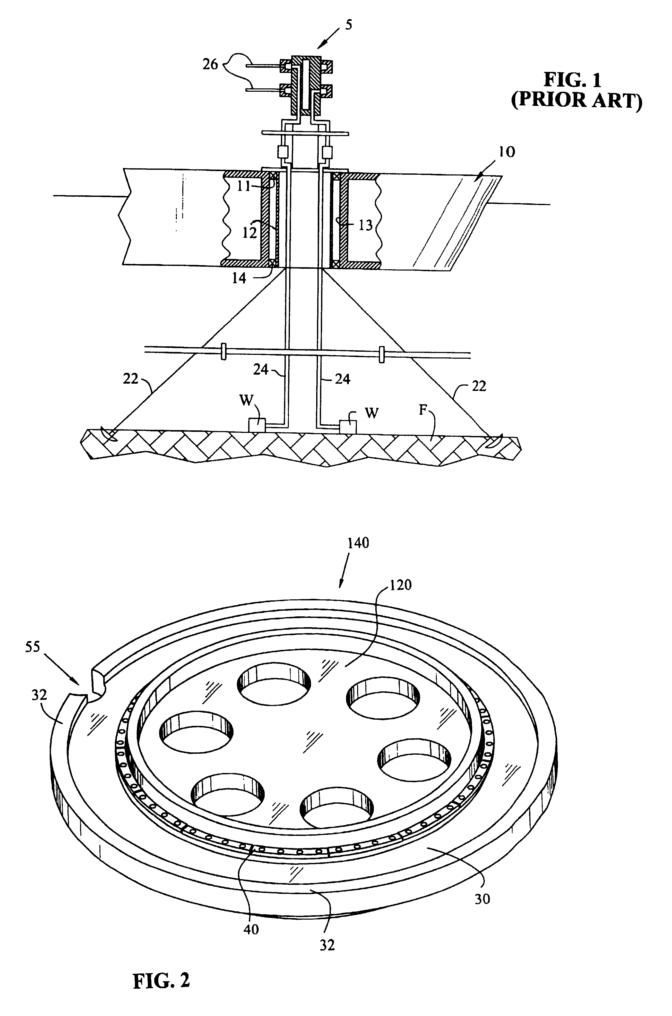Radial bearing arrangement and method for installation