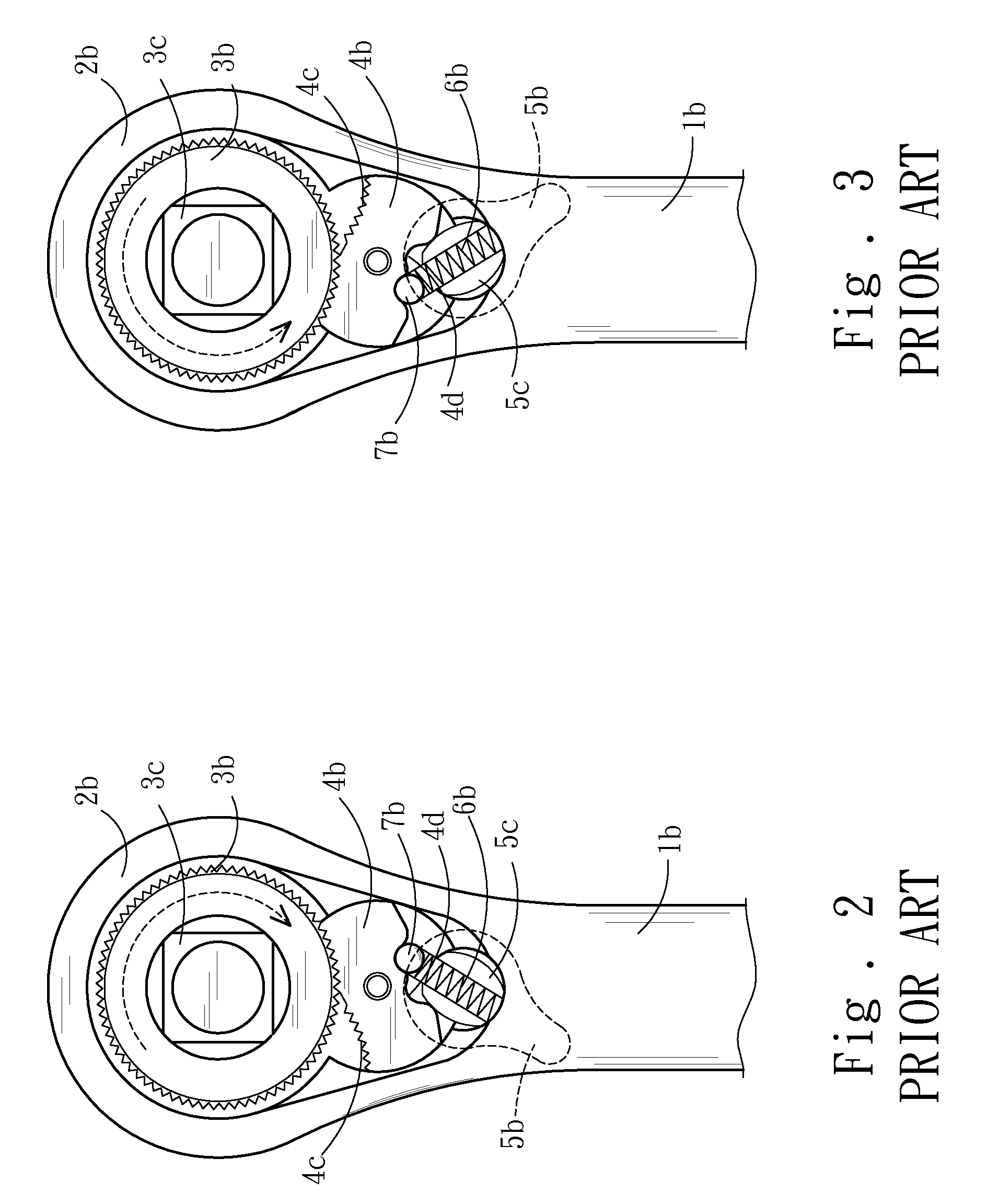 Bi-directional ratchet wrench