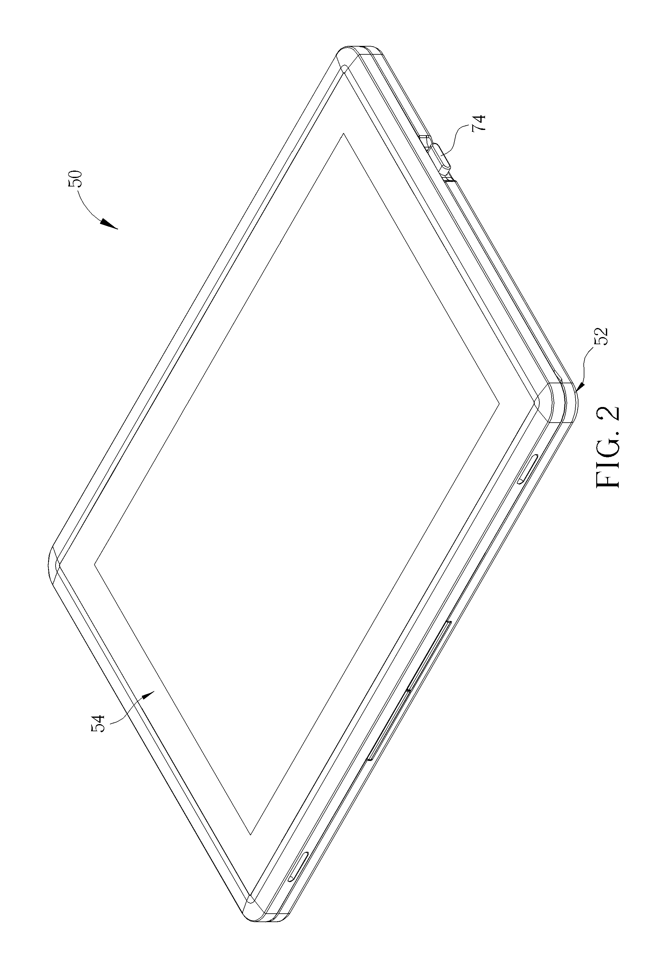 Supporting mechanism for supporting a display module on a base and portable electronic device therewith
