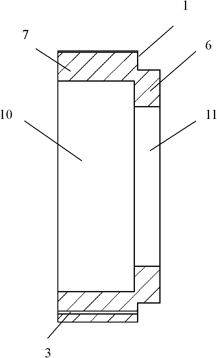 Single-point supporting flexible section for small-aperture reflecting mirror of space optical remote sensor