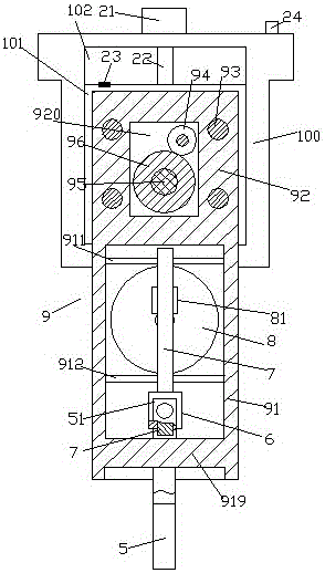 Fluid spraying device with LED indication lamp