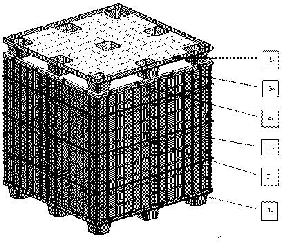 Dismountable sealed tray circulation box