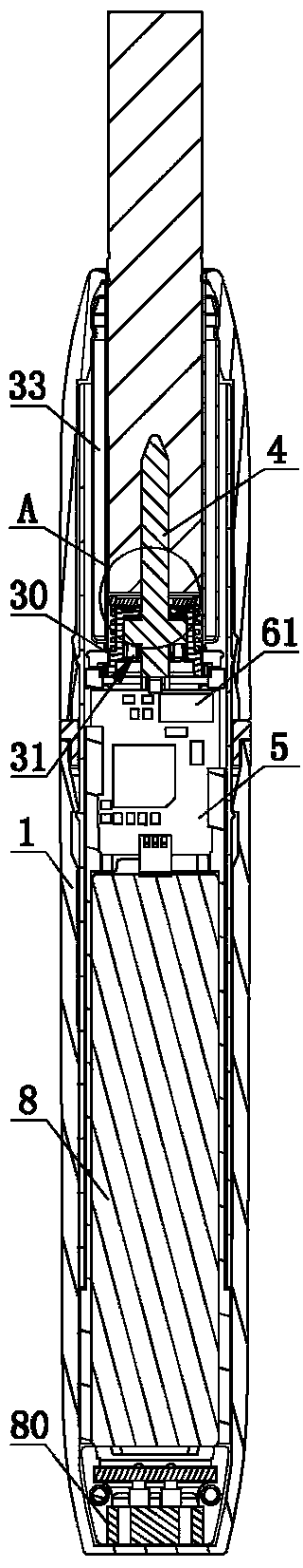 Electronic cigarette with cigarette cartridge detection