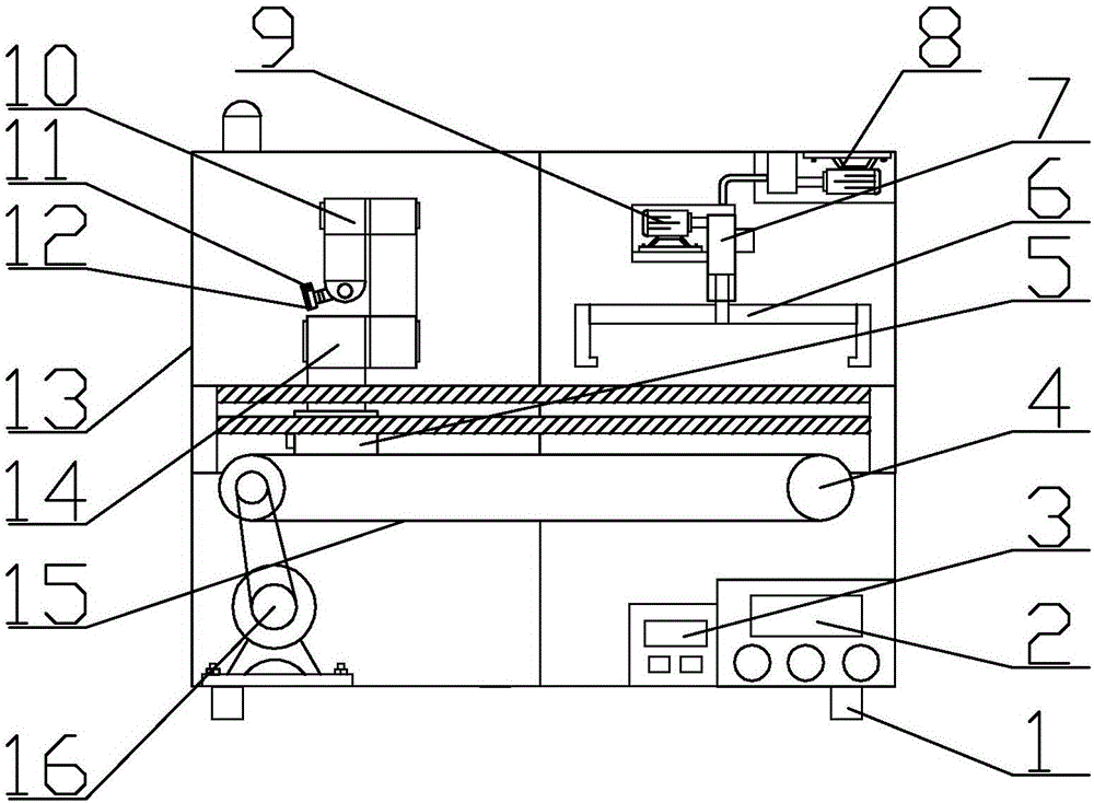 Graphite boat assembling and disassembling machine capable of preventing internal silicon wafer from being damaged and counting graphite boat