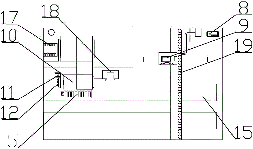 Graphite boat assembling and disassembling machine capable of preventing internal silicon wafer from being damaged and counting graphite boat