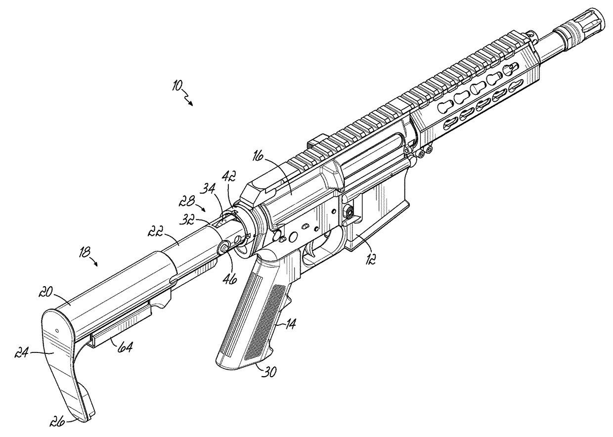 Foldable stock