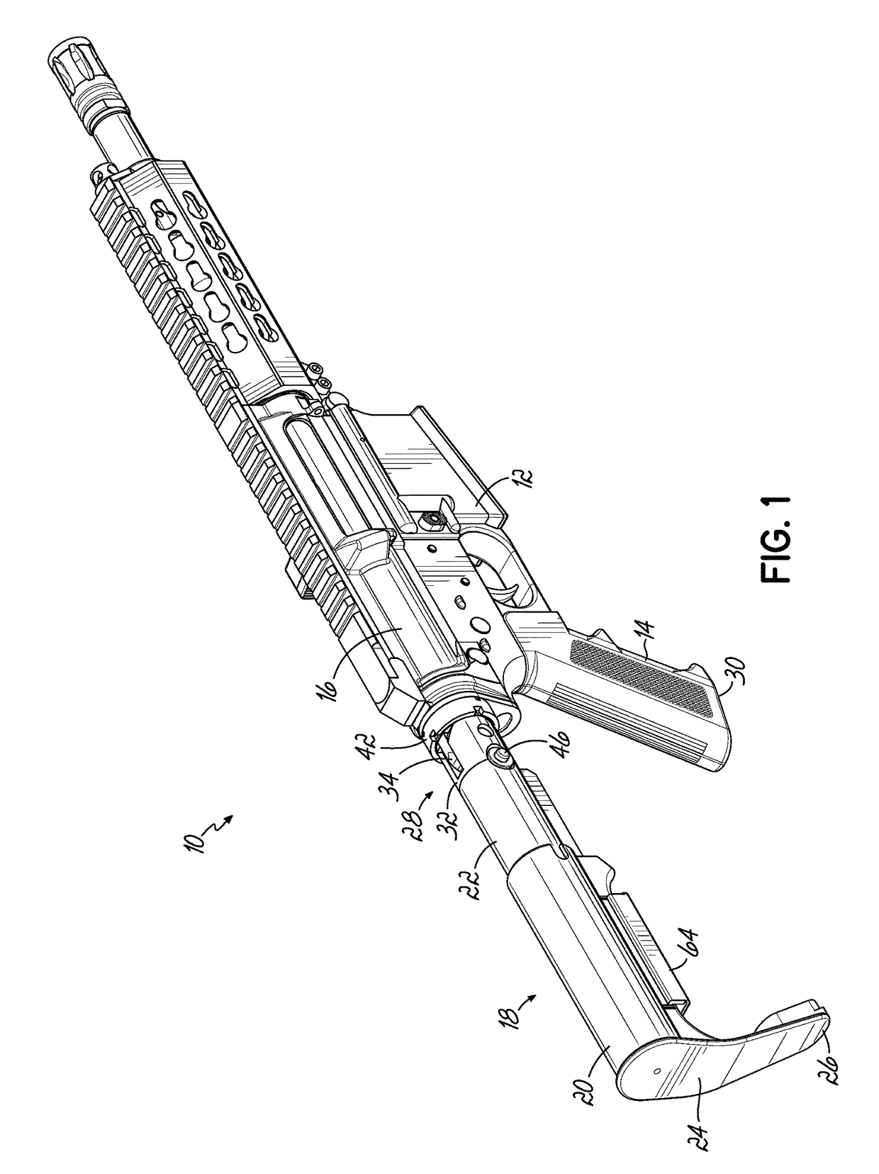 Foldable stock