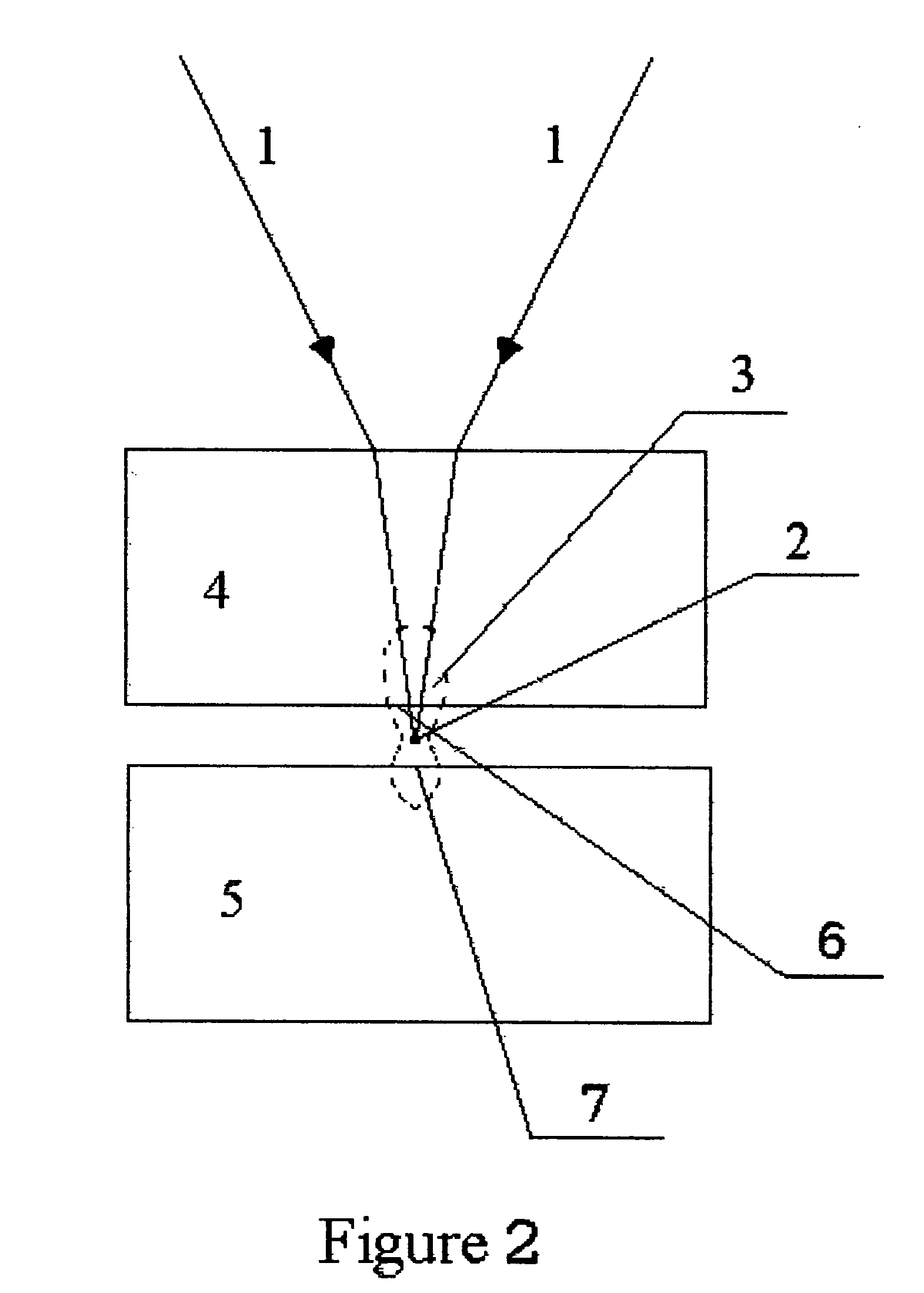 Method and laser system for production of laser-induced images inside and on the surface of transparent material