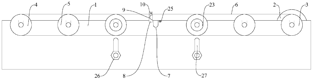 Transportation equipment for raw material conveying at wharf