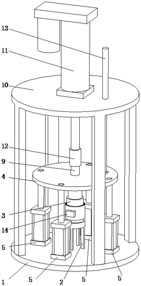 A device and method for dynamic testing of liquid reaction molding shrinkage