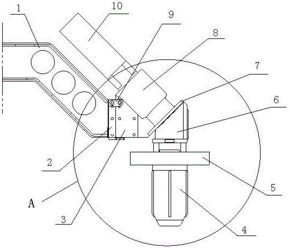 Paper plate loading execution head of manipulator