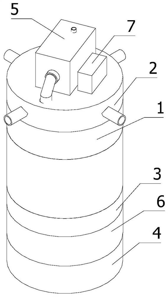 A submersible smart water monitoring front-end equipment