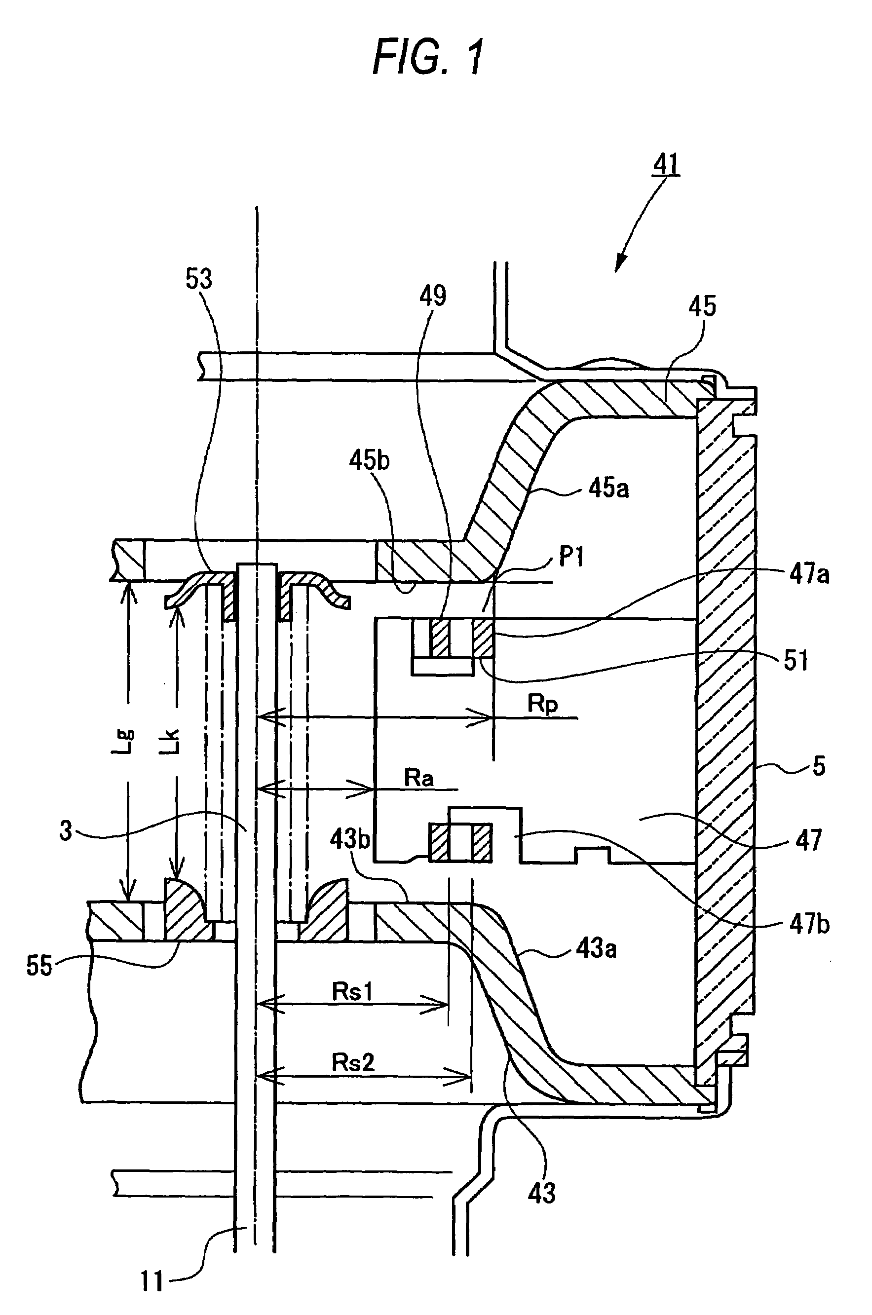 Magnetron with a specific dimension reducing unnecessary radiation