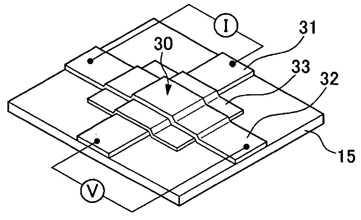 Magnetoresistance effect element having a lower magnetic layer formed over a base substrate through a transition metal oxide layer having a predetermined orientation plane