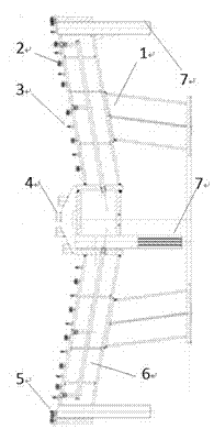 Concave cutterhead for large-diameter earth pressure balanced pipe-jacking machine of long-range jacking construction