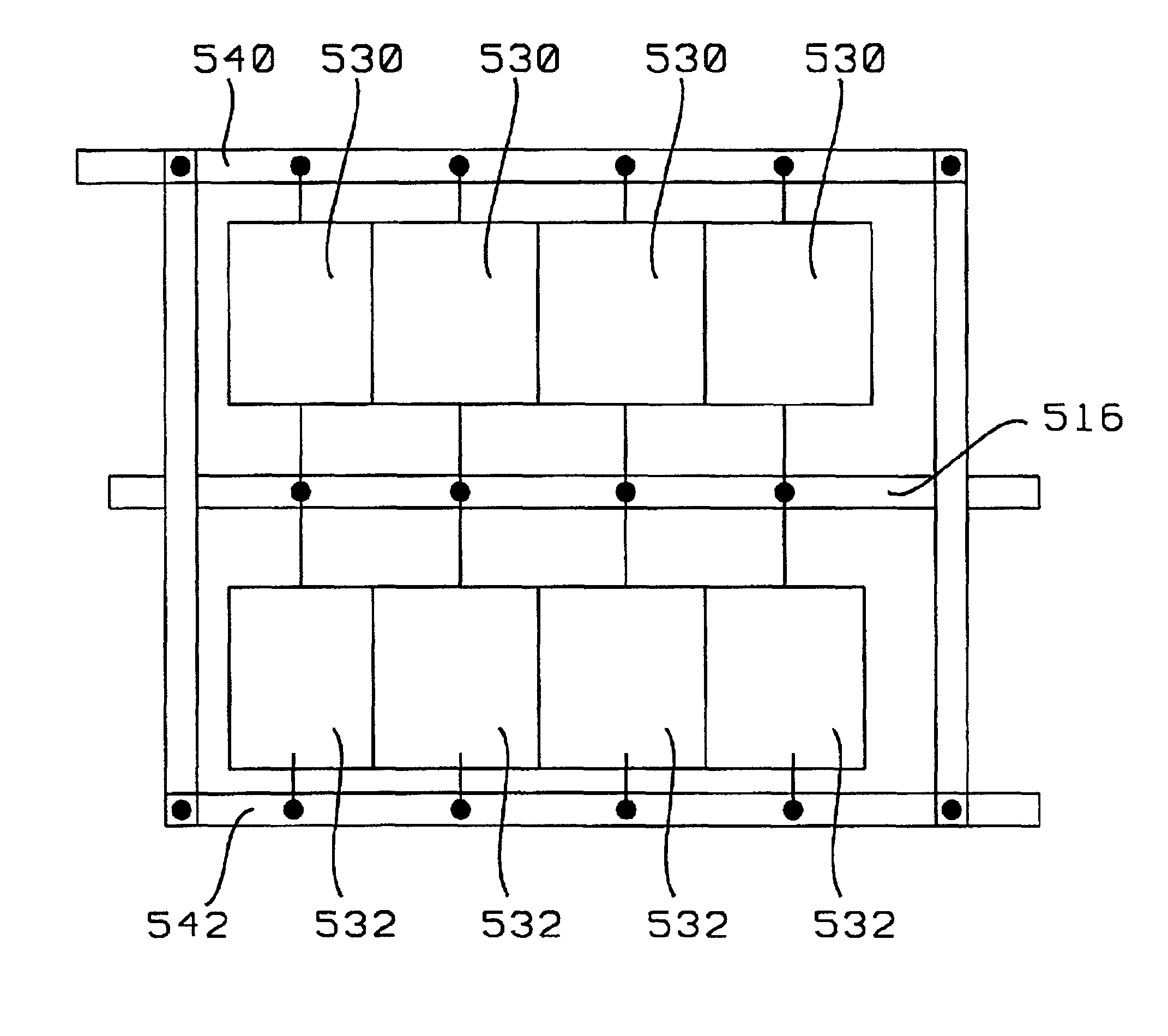 Structure of integrated circuit standard cell library for reducing power supply voltage fluctuation