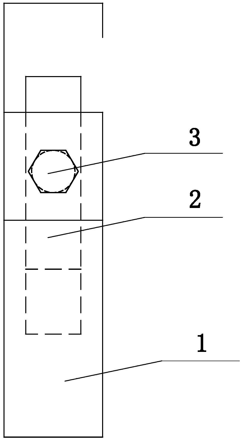 Inclined plane type air duct flange fastener and using method thereof