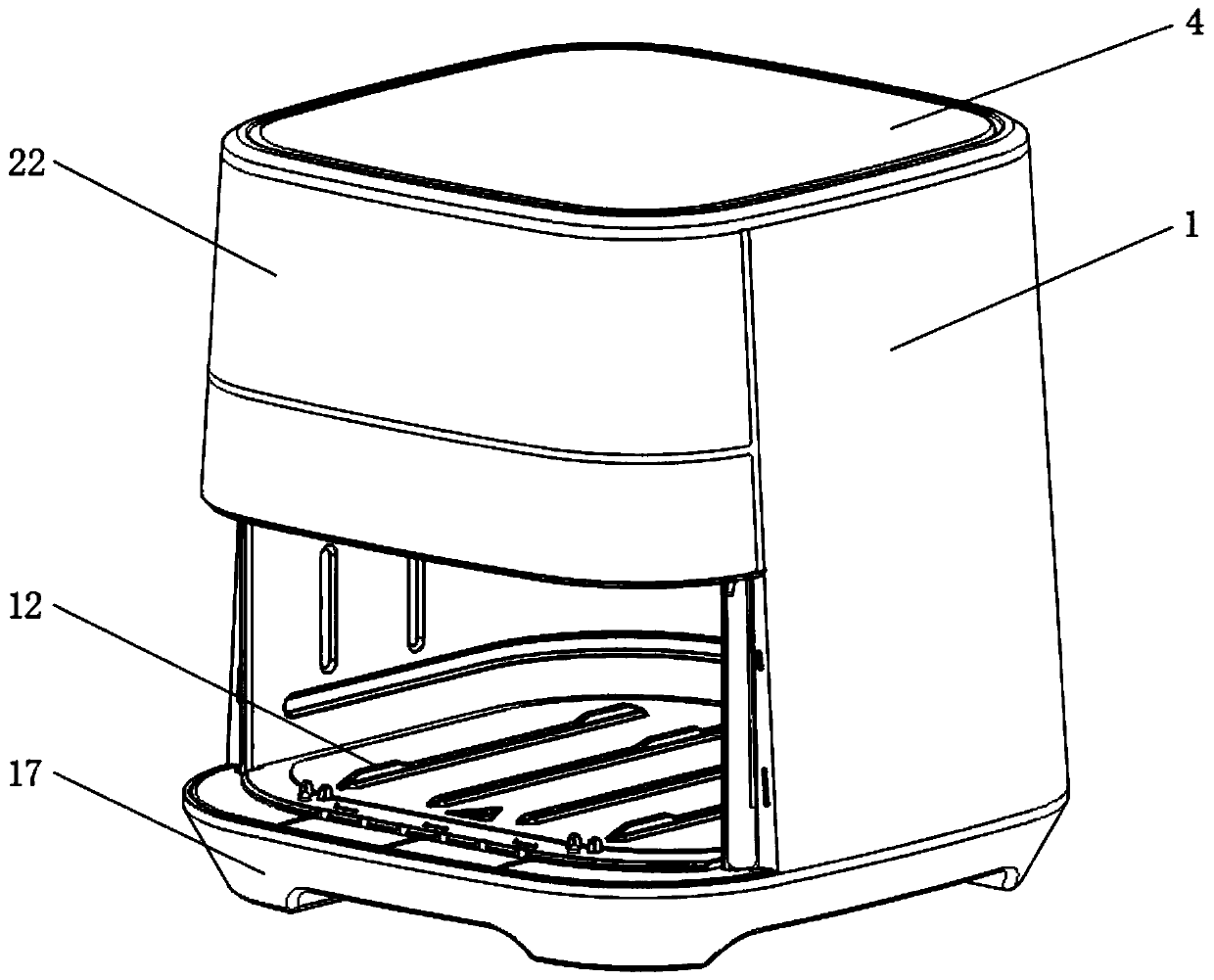 Intelligent multifunctional air baking oven