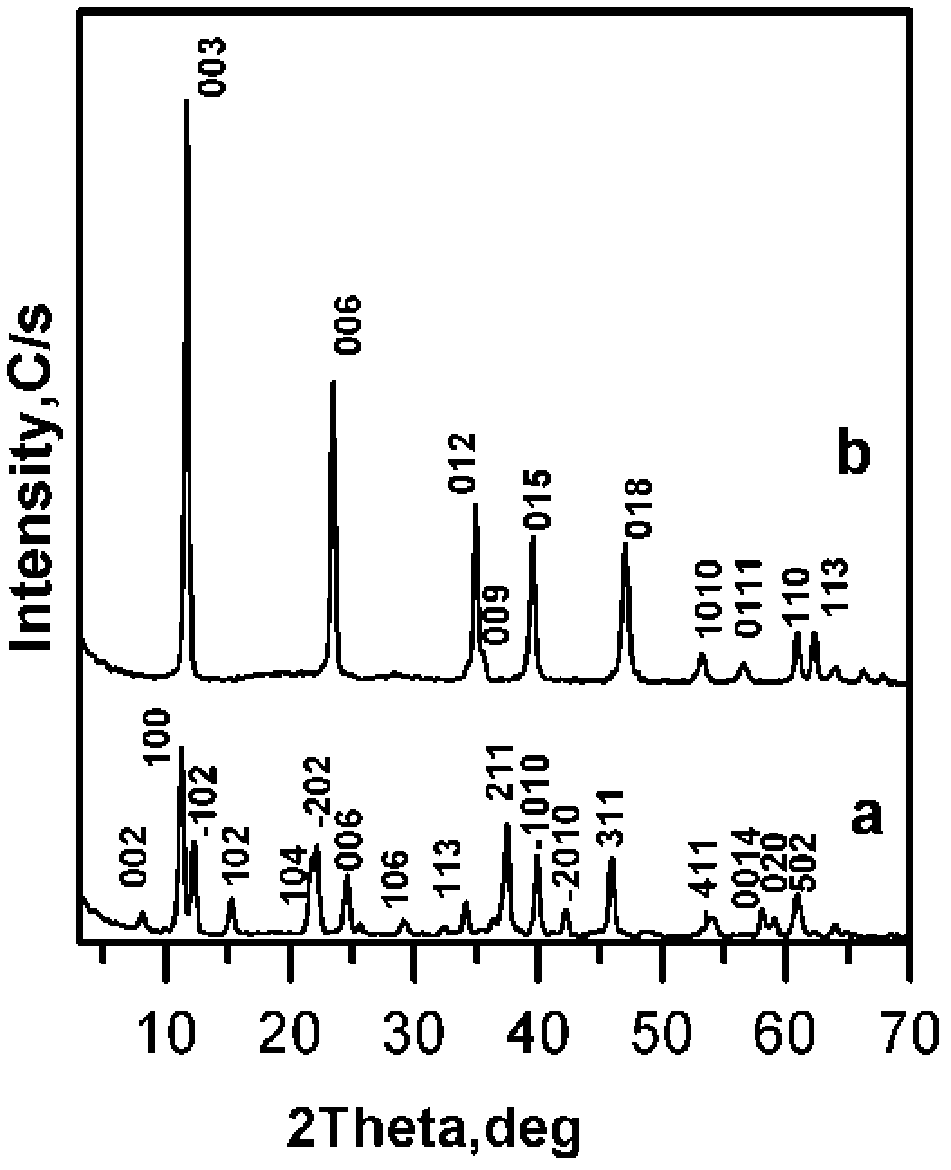 One-dimensional morphology hydrotalcite like material and preparation method of same