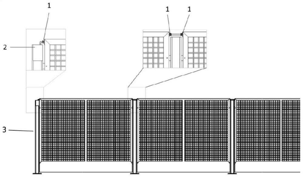 Intelligent guardrail with state monitoring function