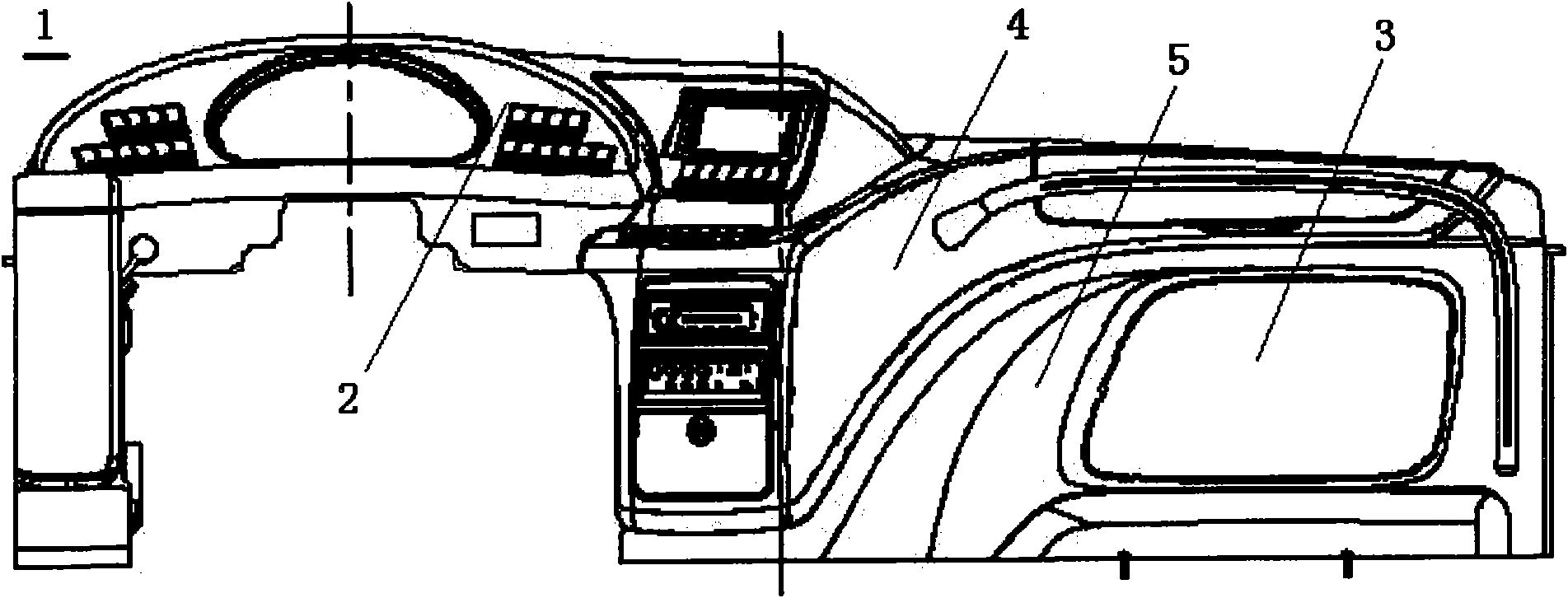 Automobile instrument panel, automobile instrument panel assembly and automobile