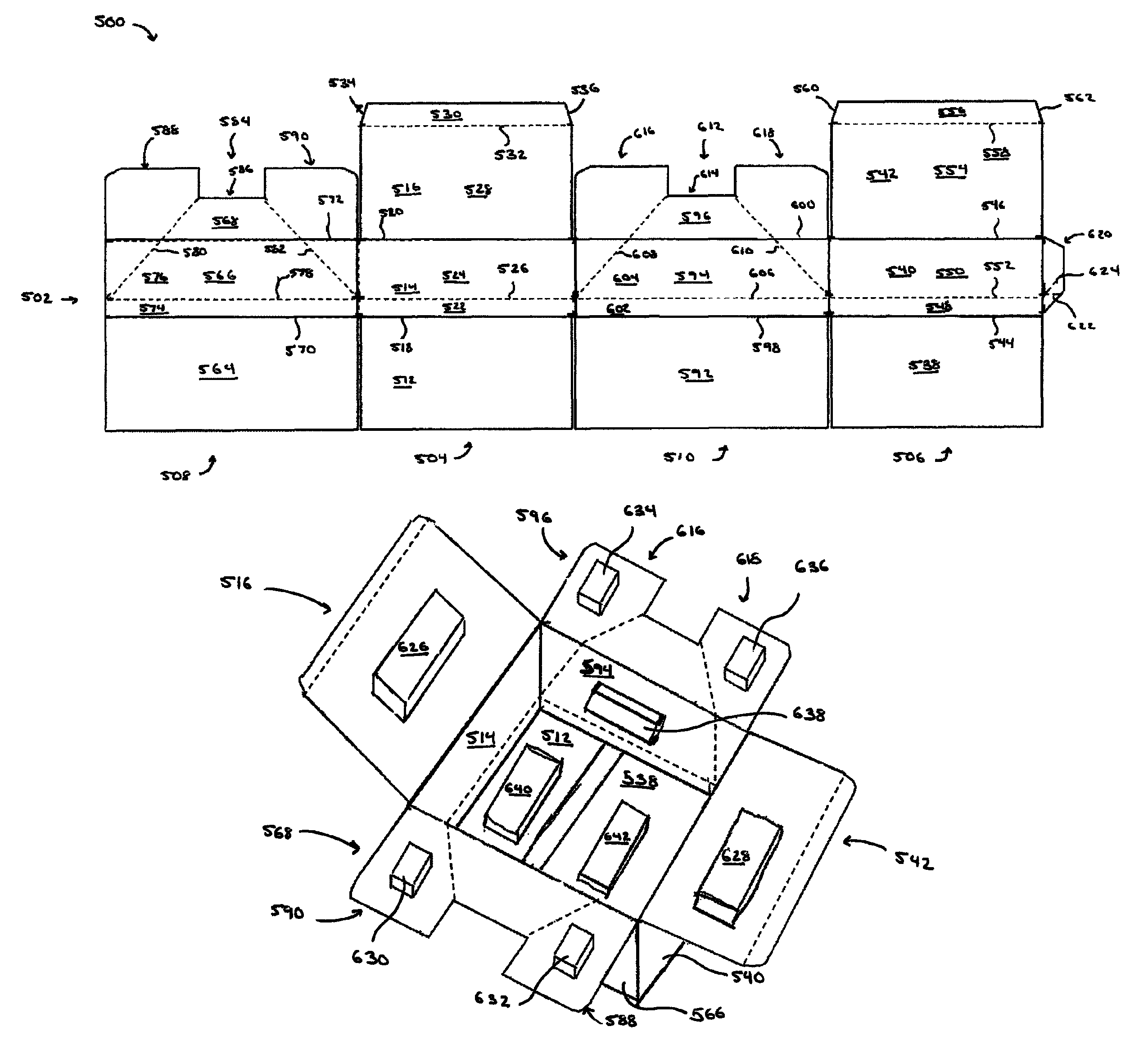 Compressible packaging assembly