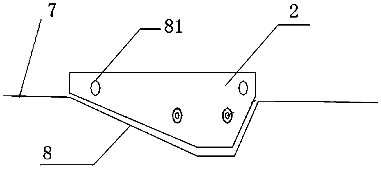 A kind of impurity removal device, drying bed and impurity removal method