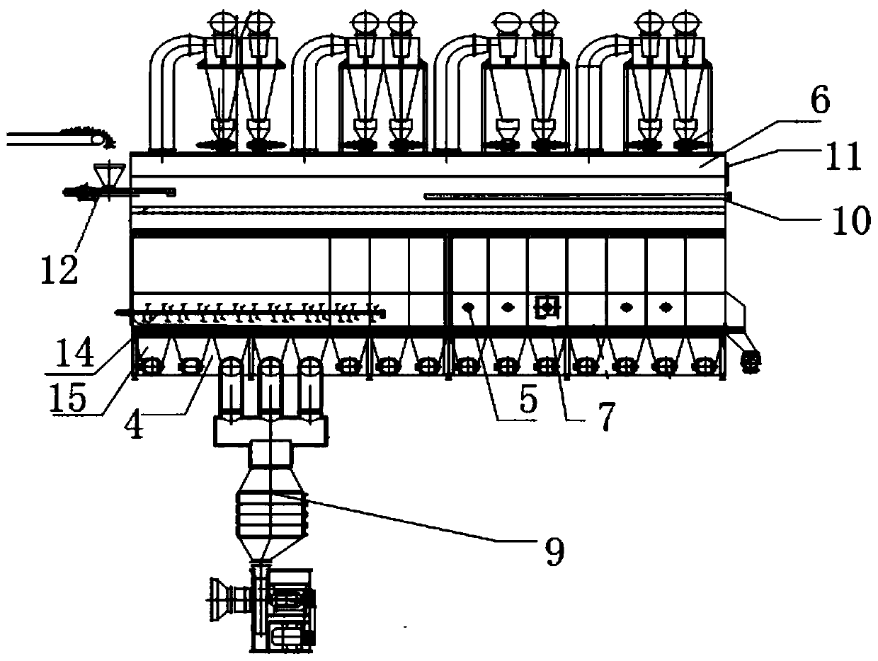 A kind of impurity removal device, drying bed and impurity removal method