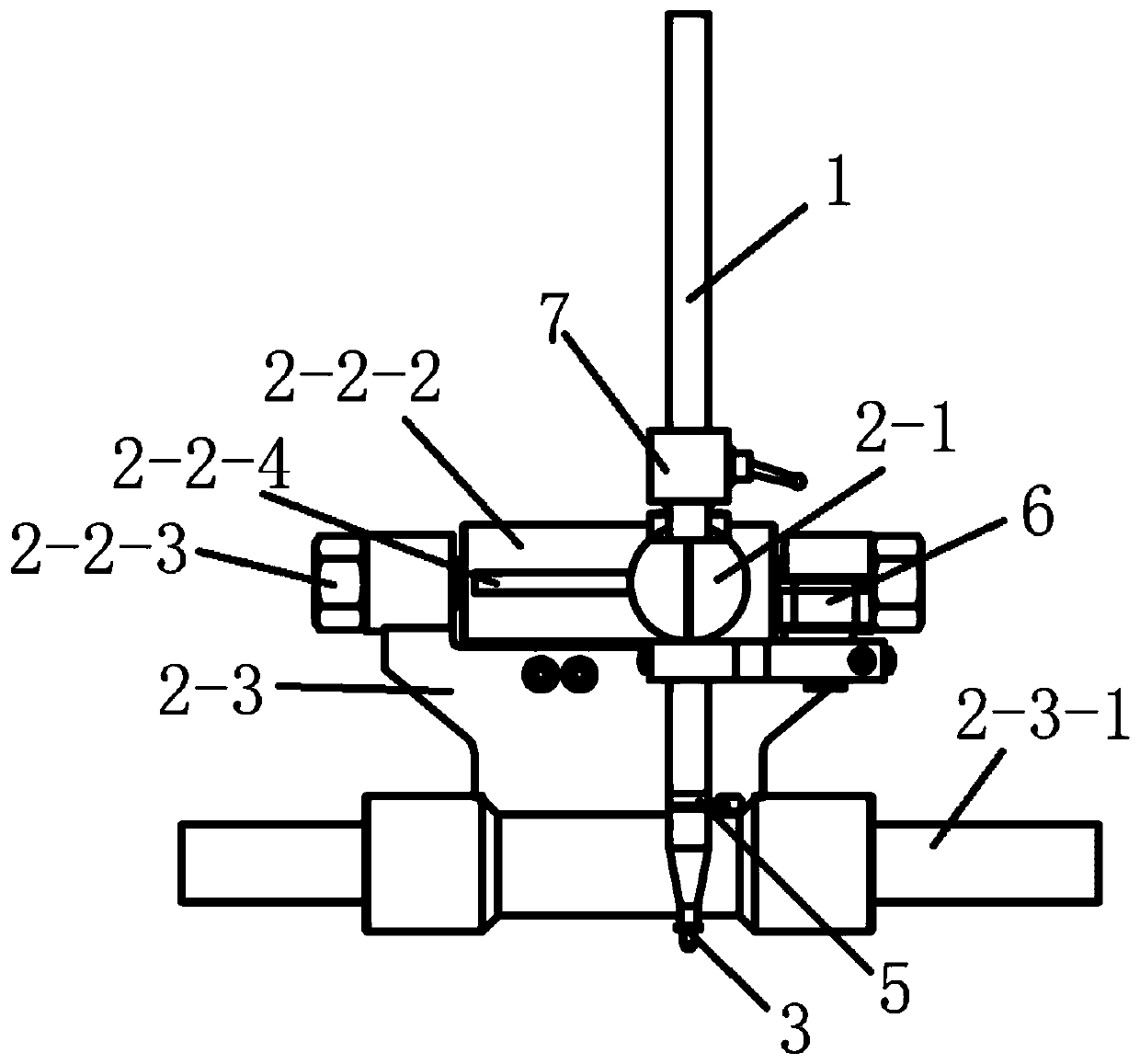 Real-time monitoring device for convex surface grinding frequency of piezoelectric quartz wafer