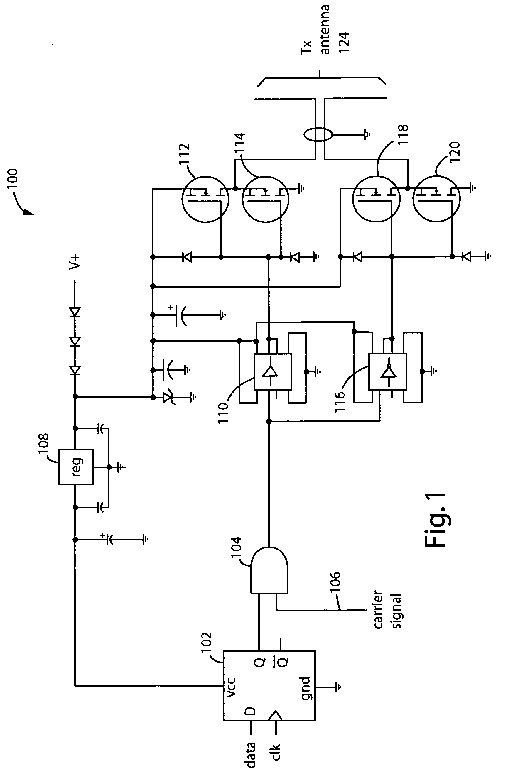 Class-L power-output amplifier