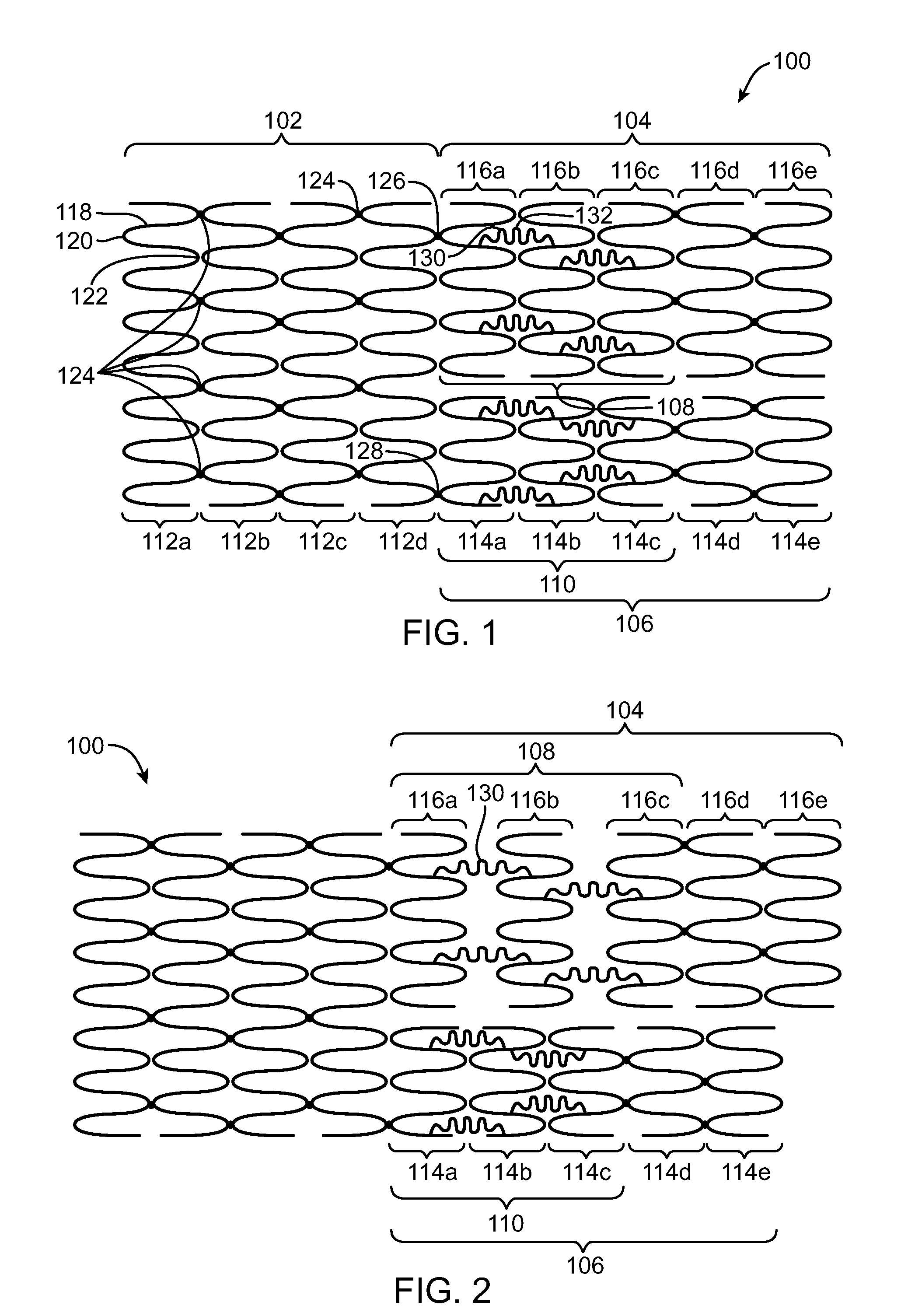 Bifurcated Stent With Variable Length Branches