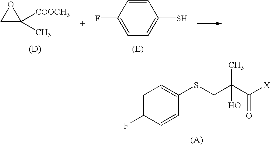 Process for making bicalutamide and intermediates thereof