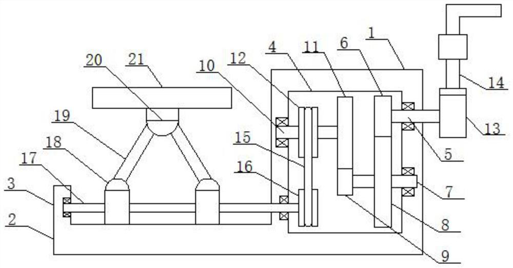 A combined gear difference and screw thread lifting device for heavy objects