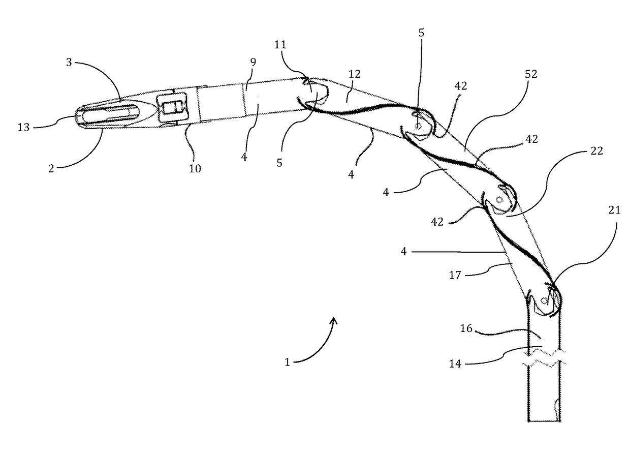 Articulating steerable clip applier for laparoscopic procedures