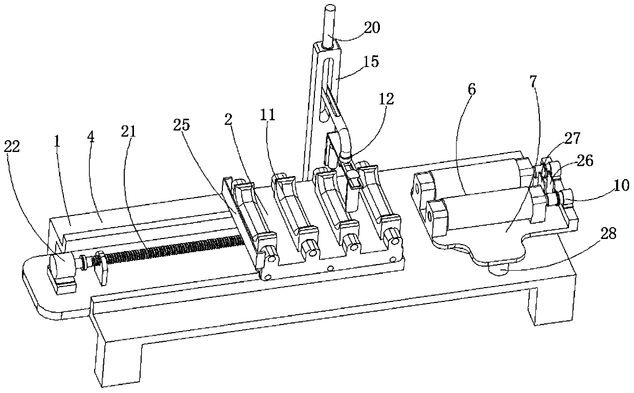 Large compensation type connecting shaft connection assembling device