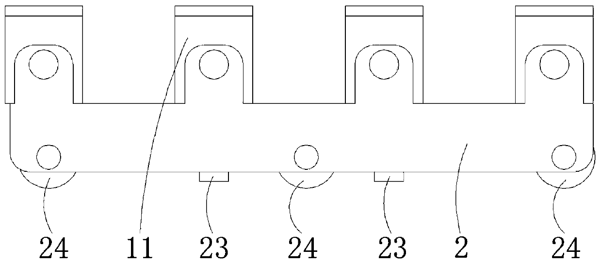 Large compensation type connecting shaft connection assembling device