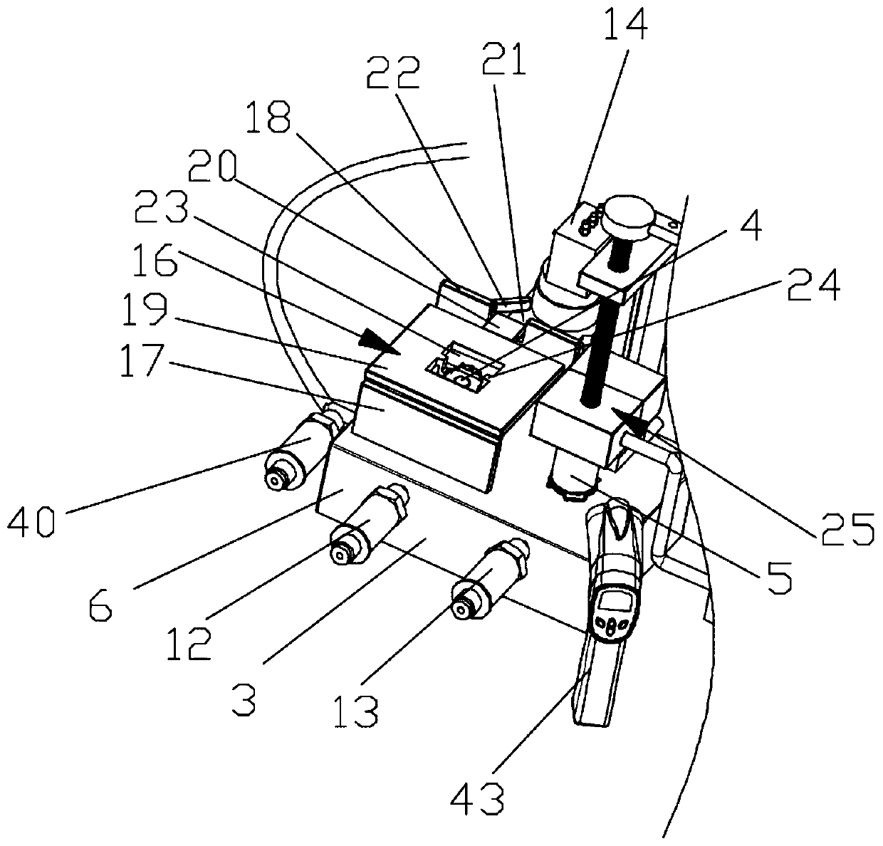 Pneumatic shift solenoid valve integrated characteristic test device and test method