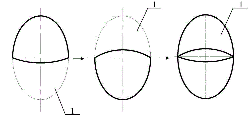 Oval hole punching die for CNC punching machine and ellipse hole punching method