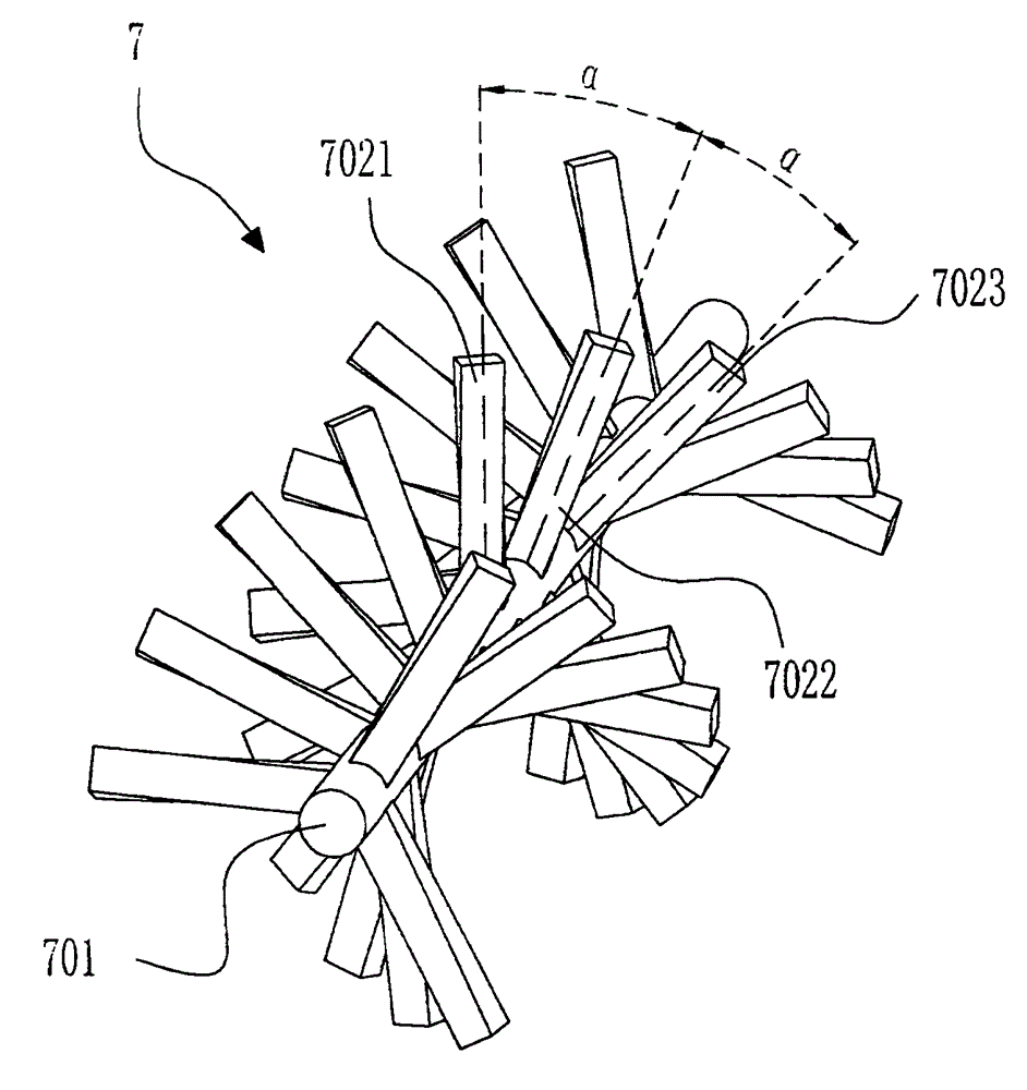 Stirring apparatus used for sludge drying device and drying apparatus thereof
