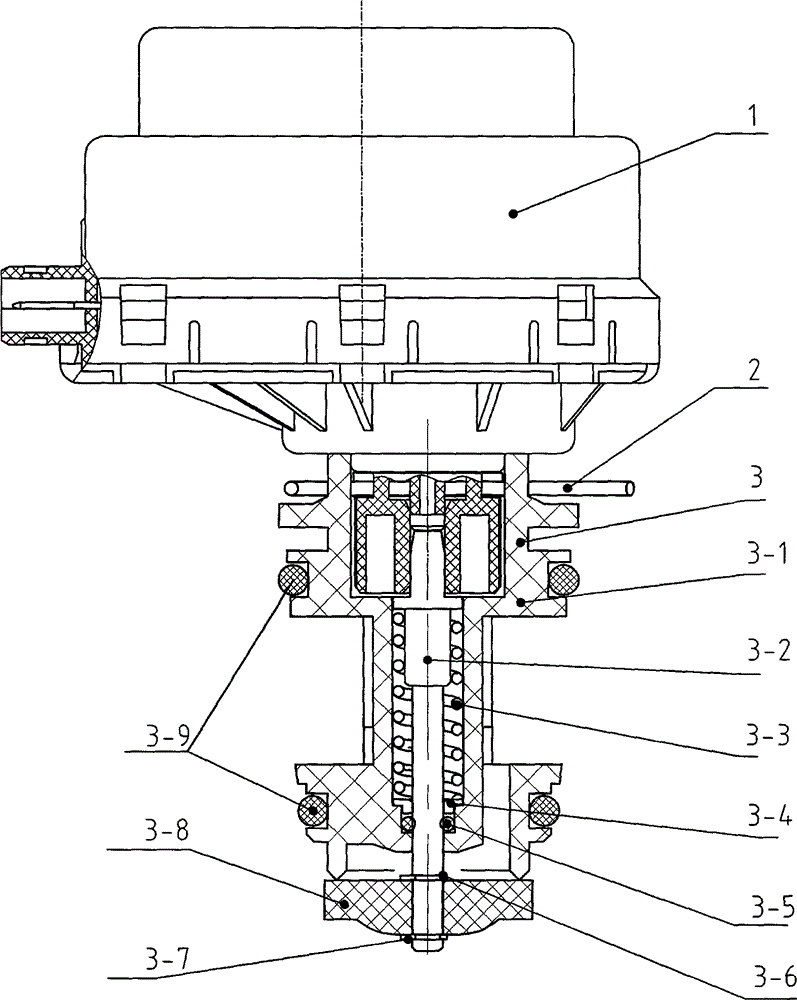 Integrated one-inlet-and-two-outlet waterway switching module and waterway module